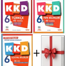 Kurmay 6. Sınıf KKD Fen Bilimleri+Türkçe+Sosyal Bilgiler+Hediye