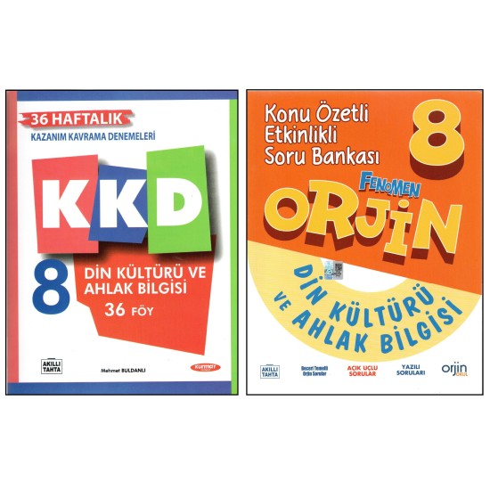 KURMAY 8. SINIF KKD DİN K.+ORJİN DİN KÜLTÜRÜ (2 KİTAP)
