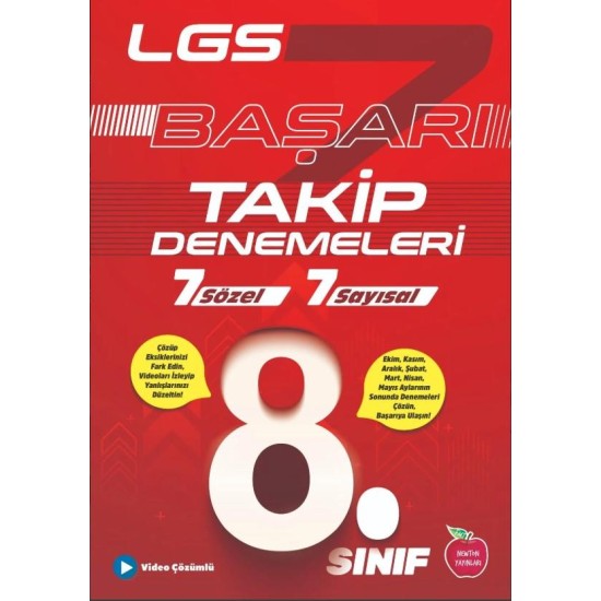 Newton 8.SINIF LGS BAŞARI TAKİP DENEMELERİ Newton 8.SINIF LGS BAŞARI TAKİP DENEMELERİ