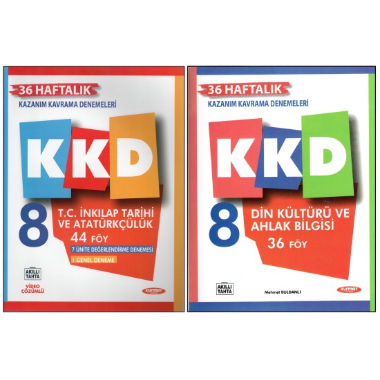KURMAY 8. SINIF KKD İNKILAP+KURMAY DİN KÜLTÜRÜ (2 KİTAP)