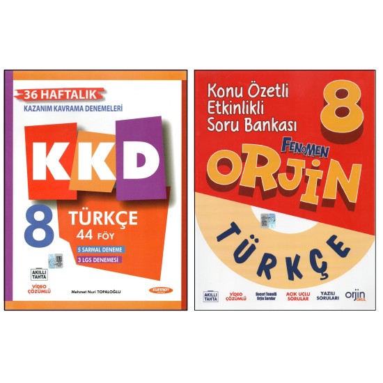 KURMAY 8. SINIF KKD TÜRKÇE+ORJİN TÜRKÇE (2 KİTAP)