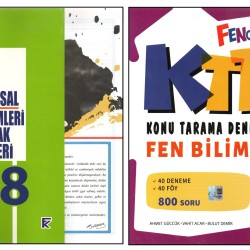 KURMAY 8.SINIF KURUMSAL YAPRAK TEST+FENOMEN KTD FEN BİLİMLERİ (2 KİTAP)