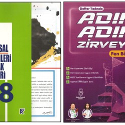 KURMAY 8.SINIF KURUMSAL YAPRAK TEST+NEWTON ADIM ADIM ZİRVEYE FEN BİLİMLERİ (2 KİTAP) 