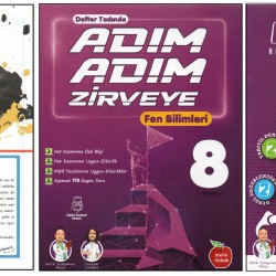KURMAY 8. SINIF KURUMSAL YAPRAK TEST+NEWTON ADIM ADIM ZİRVEYE+KONDİSYON FEN BİLİMLERİ (3 KİTAP)