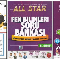 KURMAY 8. SINIF KURUMSAL YAPRAK TEST+NEWTON ALL STAR+NEWTON KONDİSYON FEN BİLİMLER (3 KİTAP)