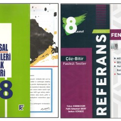 KURMAY 8. SINIF KURUMSAL YAPRAK TEST+NEWTON REFERANS FEN BİLİMLERİ (2 KİTAP)