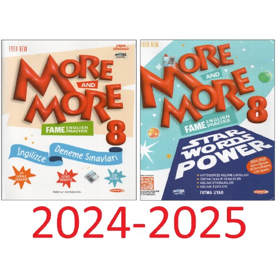 Kurmay Elt 8. Sınıf İngilizce Deneme Sınavları+Star Words Power (2 Kitap)
