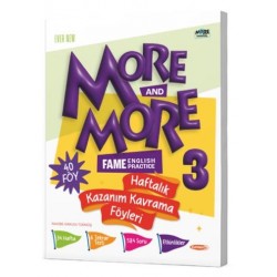 Kurmay ELT More and More 3. Sınıf Haftalık Kazanım Kavrama Föyleri Kurmay ELT More and More 3. Sınıf Haftalık Kazanım Kavrama Föyleri
