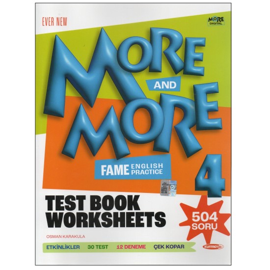 Kurmay Elt More and More 4.Sınıf Worksheets Test Book 