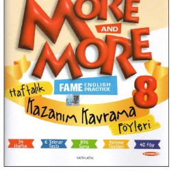 Kurmay ELT More and More 8. Sınıf LGS Haftalık Kazanım Kavrama Föyleri