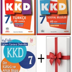 Kurmay Yayınları 7. sınıf KKD Din Kültürü+Sosyal Bilgiler+Türkçe (3Kitap)
