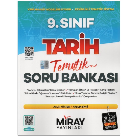 Miray 9. Sınıf Tarih Tematik Soru Bankası 