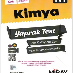 Miray TYT Kimya Yaprak Test Miray TYT Kimya Yaprak Test