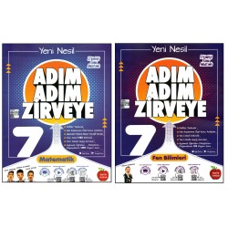 Newton 7. Sınıf Matematik+Fen Bilimleri Adım Adım Zirveye Soru Bankası 2 Kitap Newton 7. Sınıf Matematik+Fen Bilimleri Adım Adım Zirveye Soru Bankası 2 Kitap