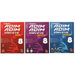 NEWTON 8. SINIF ADIM ADIM ZİRVEYE TÜRKÇE+FEN BİLİMLERİ+MATEMATİK (3 KİTAP)