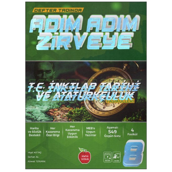 Newton 8. Sınıf Adım Adım Zirveye İnkılap Tarihi ve Atatürkçülük Fasikülleri Newton 8. Sınıf Adım Adım Zirveye İnkılap Tarihi ve Atatürkçülük Fasikülleri