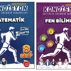 Newton 8. Sınıf LGS Matematik + Fen Bilimleri Kondisyon Denemeleri 2 Kitap