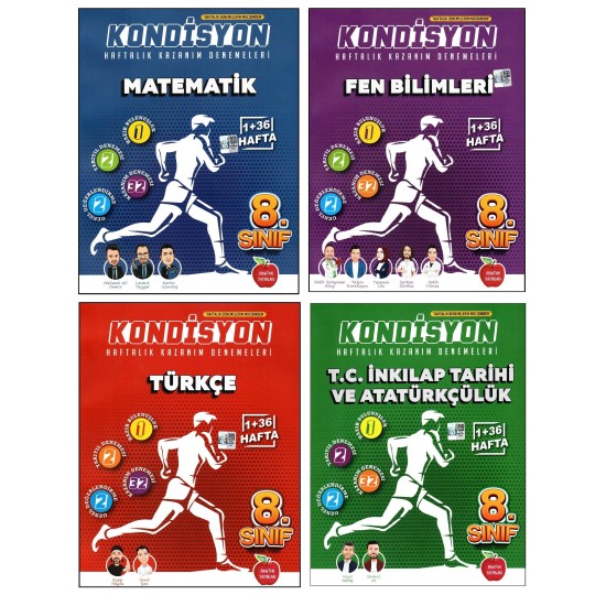Newton 8. Sınıf LGS Matematik + Fen Bilimleri + Türkçe + İnkılap Kondisyon Denemeleri 4 Kitap Newton 8. Sınıf LGS Matematik + Fen Bilimleri + Türkçe + İnkılap Kondisyon Denemeleri 4 Kitap