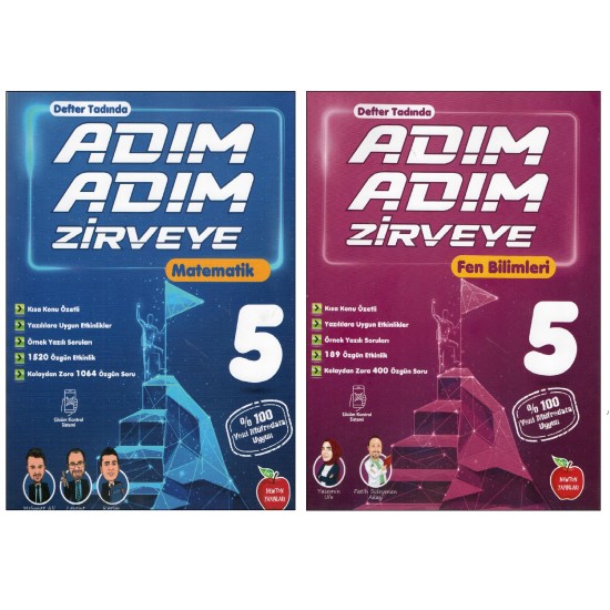 Newton Yayınları 5. Sınıf Adım Adım Matematik+Fen Bilimleri 