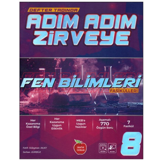 Newton 8.Sınıf Adım Adım Zirveye Fen Bilimleri Etkinlikli Fasikülleri