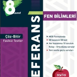 NEWTON YAYINLARI 8. SINIF REFERANS ÇÖZ-BİTİR FEN BİLİMLERİ FASİKÜL TEST NEWTON YAYINLARI 8. SINIF REFERANS ÇÖZ-BİTİR FEN BİLİMLERİ FASİKÜL TEST