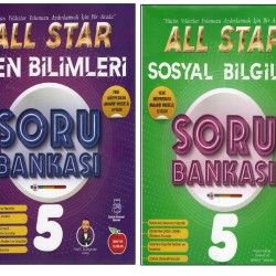 Newton Yayınları All Star 5.Sınıf Fen Bilimleri + Sosyal Bilgiler Soru Bankası ( 2 Kitap)