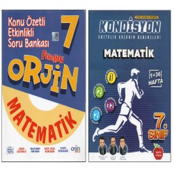 ORJİN 7. SINIF+NEWTON KONDİSYON MATEMATİK (2 KİTAP)