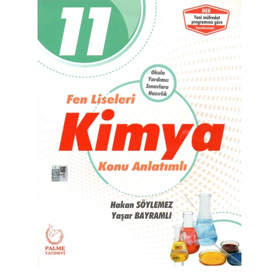 Palme 11.Sınıf Fen Liseleri Kimya Konu Anlatımlı 