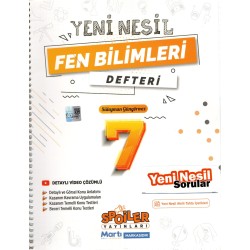 Spoiler 7.Sınıf Yeni Nesil Fen Bilimleri Defteri