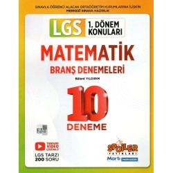 Spoiler 8.Sınıf LGS 1.Dönem Konuları Matematik Branş Denemeleri