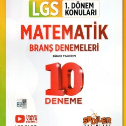 Spoiler 8.Sınıf LGS 1.Dönem Konuları Matematik Branş Denemeleri