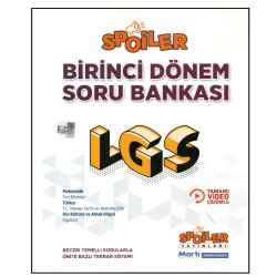 Spoiler 8.Sınıf LGS 1.Dönem Soru Bankası Spoiler 8.Sınıf LGS 1.Dönem Soru Bankası