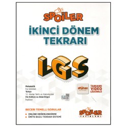Spoiler 8.Sınıf LGS 2.Dönem Soru Bankası Spoiler 8.Sınıf LGS 2.Dönem Soru Bankası