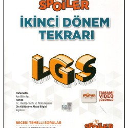 Spoiler 8.Sınıf LGS 2.Dönem Soru Bankası