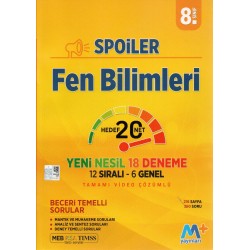 Spoiler 8.Sınıf LGS Fen Bilimleri Deneme Sınavı