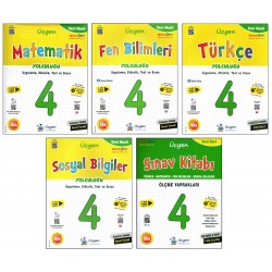 Üçgen 4. Sınıf Yeni Nesil Matematik+Türkçe+Fen+Sosyal Bilg.+Sınav Kitabı 5 Kitap Üçgen 4. Sınıf Yeni Nesil Matematik+Türkçe+Fen+Sosyal Bilg.+Sınav Kitabı 5 Kitap
