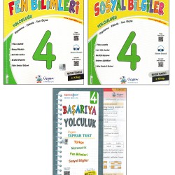Üçgen Yayıncılık 4.Sınıf  3'lü Set 2022 (3 Kitap)